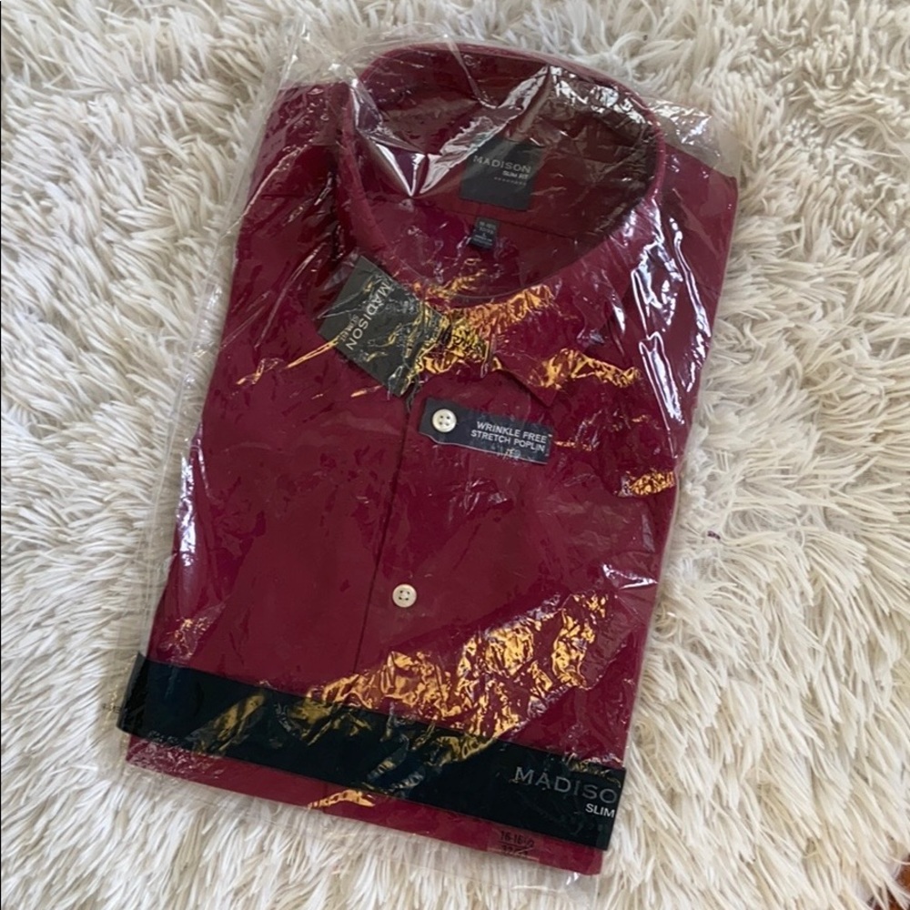 Madison Slim Fit Dress Shirt 16-161/2 NWT